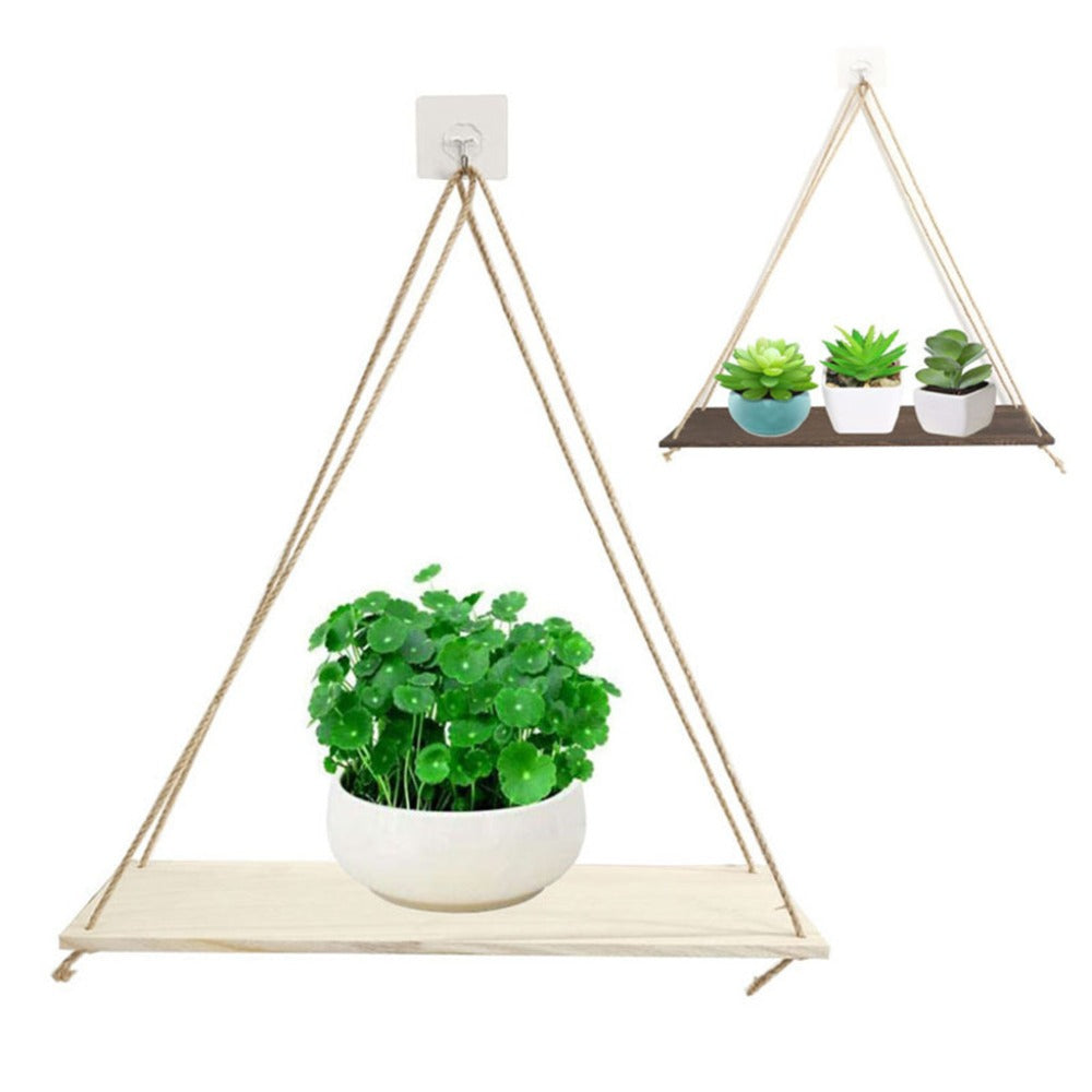 Minimalist Indoor Plant Floating Shelf