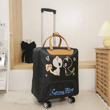 Printed Trolley Suitcase
