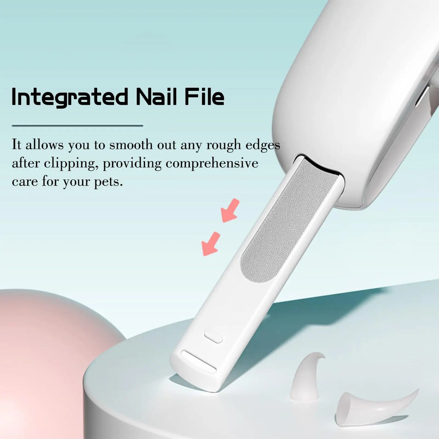 Professional pet nail clippers for safely trimming dog and cat nails
