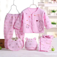 Pure Cotton Spring Newborn 5 Piece Loungewear Set