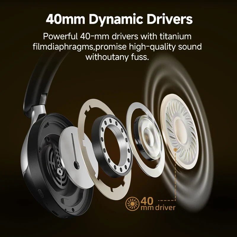 QCY H3 Pro ANC wireless headphone with active noise cancellation
