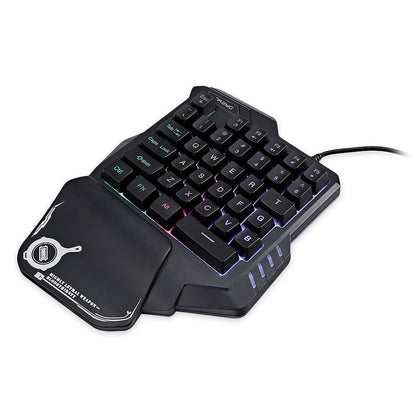 One-handed gaming keyboard
