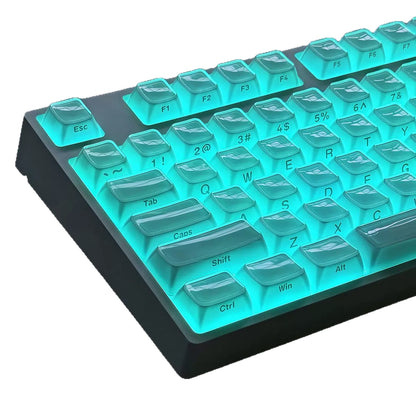 Crystal jelly keycaps set