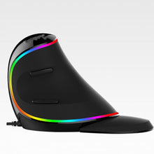 Vertical ergonomic mous