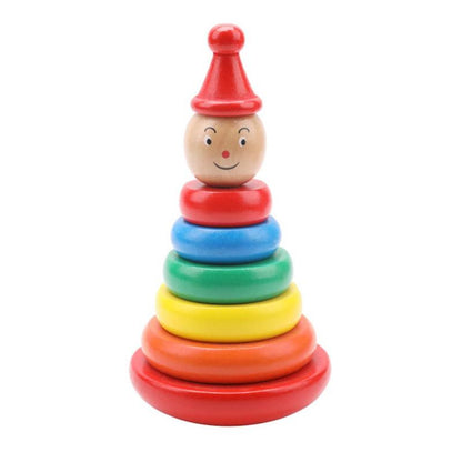 Rainbow stacking tower