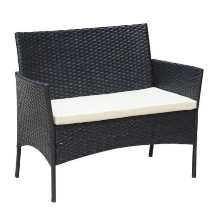Rattan patio sofa set
