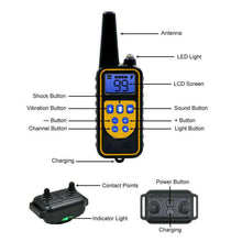 Rechargeable Waterproof Dog Training Collar with Remote for Obedience