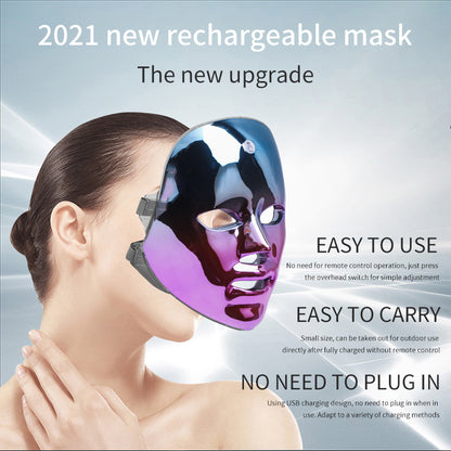 Rechargeable facial mask