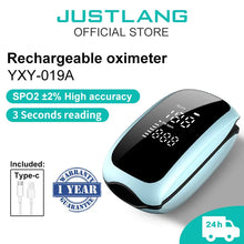 Rechargeable finger pulse oximeter with LED display and SpO2 monitoring

