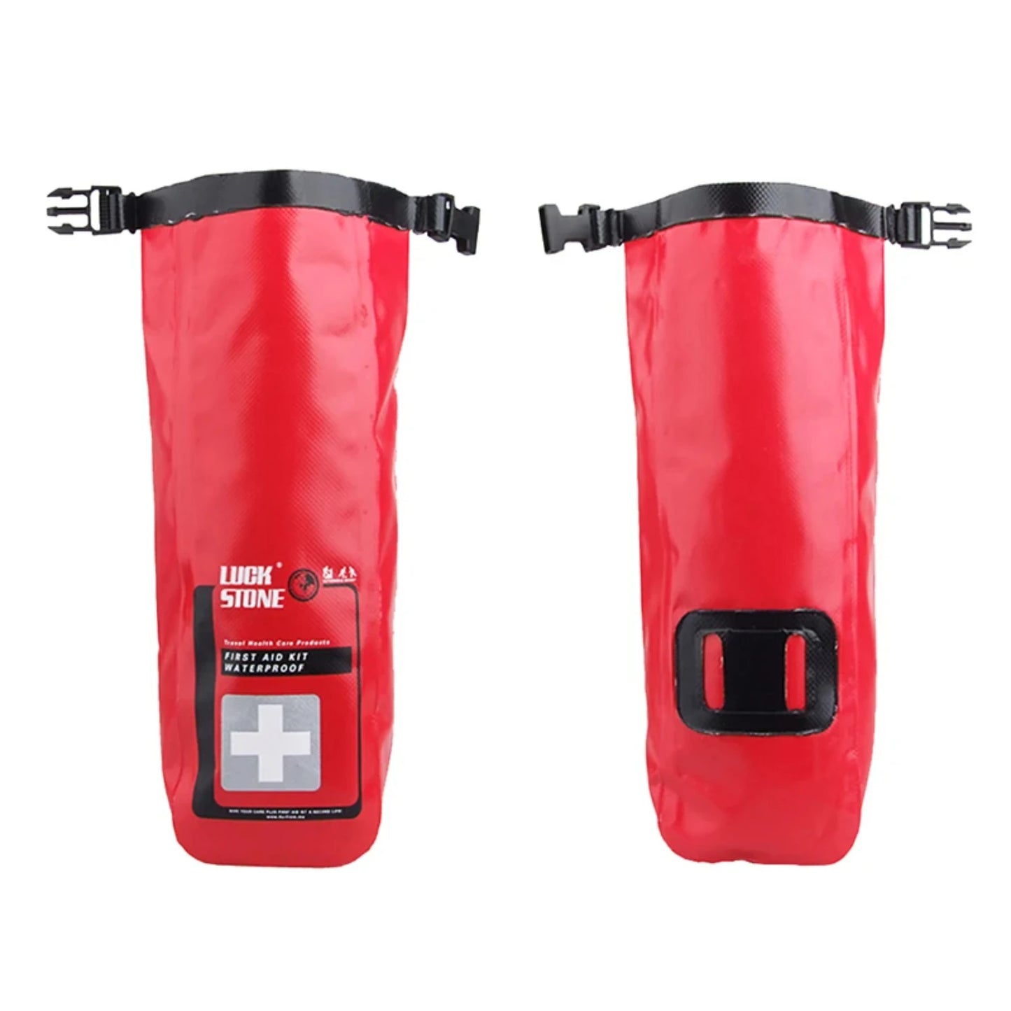 Red Waterproof 2L First Aid Bag for Emergency Kits