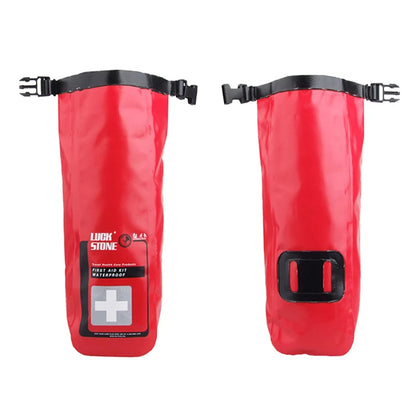 Red Waterproof 2L First Aid Bag for Emergency Kits