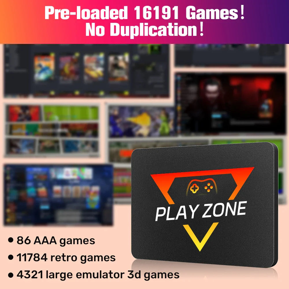 Retro gaming SSD with 80 emulators for Switch, PS5, Xbox and more