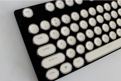 Steampunk typewriter keycap set