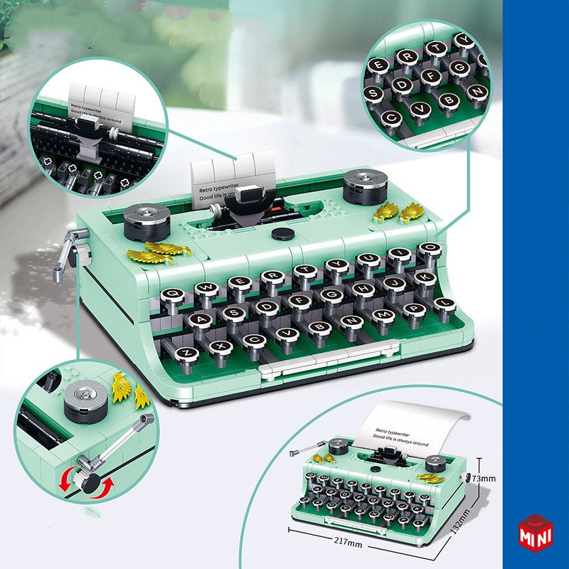 Retro typewriter blocks