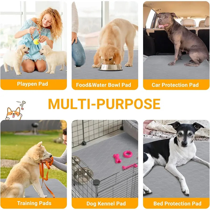 Reusable dog pee pad washable and eco-friendly for puppy training