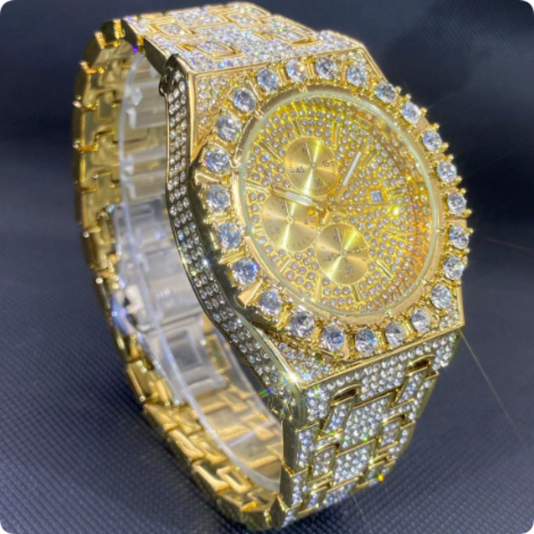 Rhinestone Stainless Watch