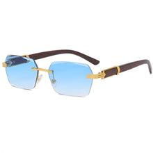 Rimless Steampunk Sunglasses