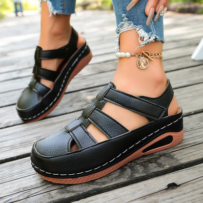 Wedge heel Roman sandals