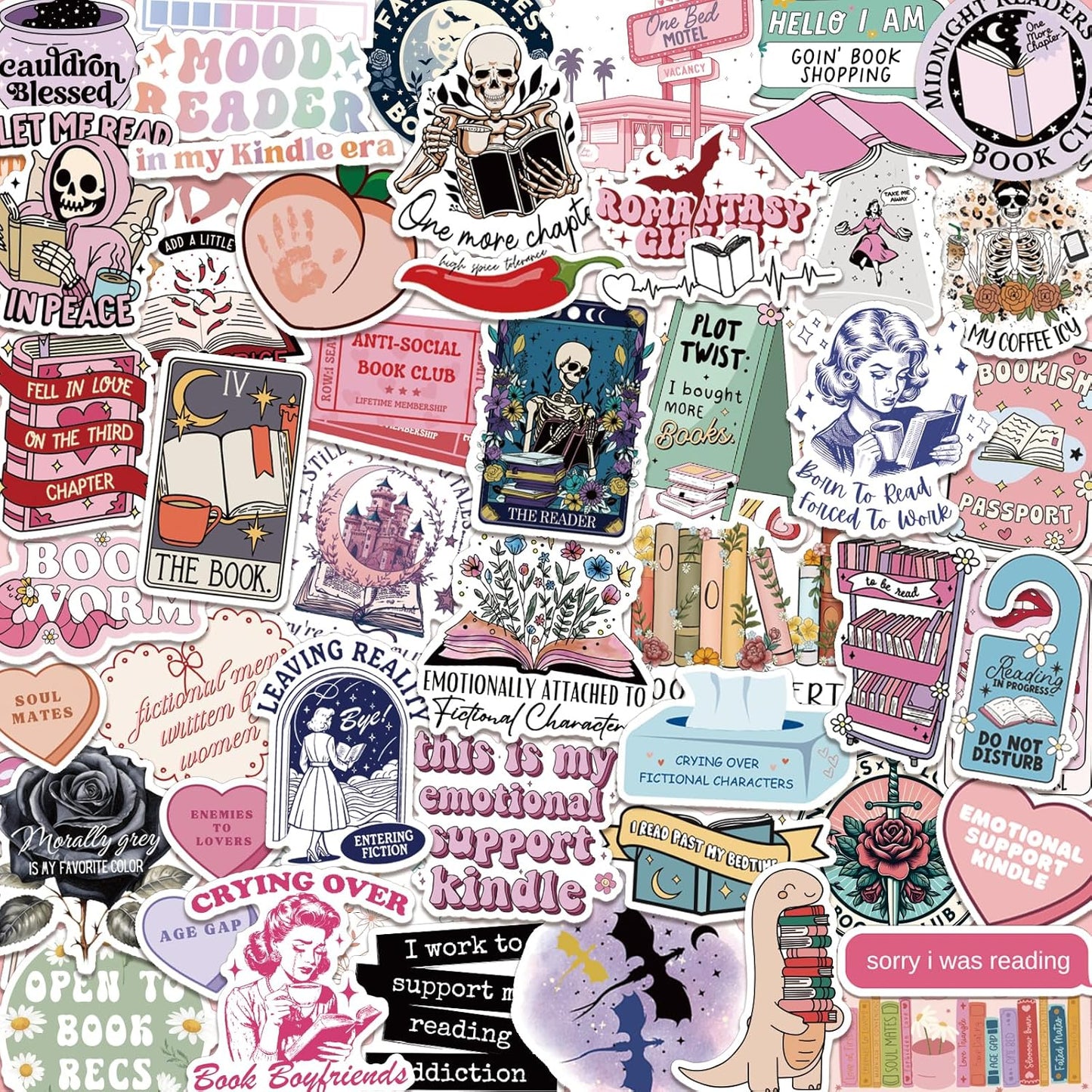 Romance Book Stickers