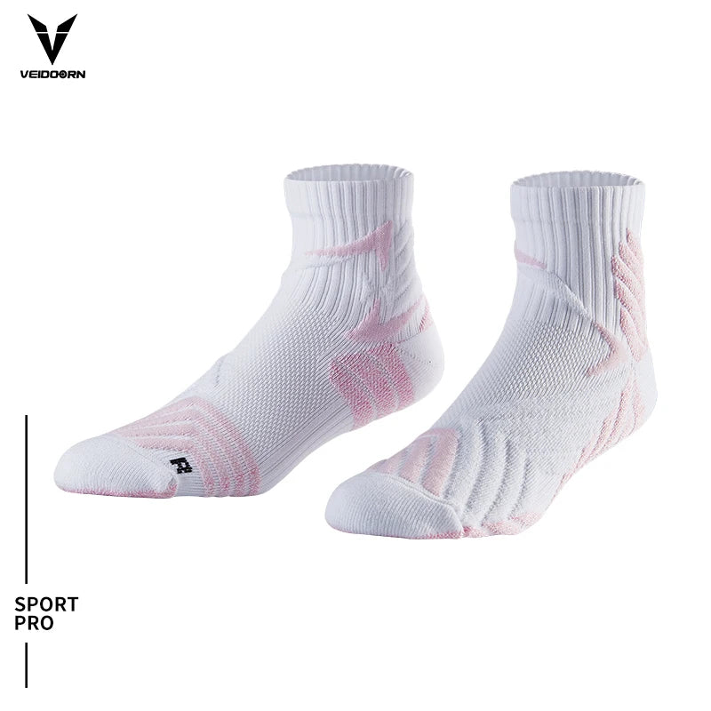 Professional Short Basketball Socks for Men Women Thicken Non Slip Soccer Golf Wear Running Socks Compression