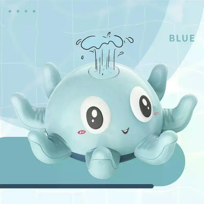 Electric Whale Bath Toy with LED Lights & Music: Spray Water Ball for Kids’ Bathtub Fun