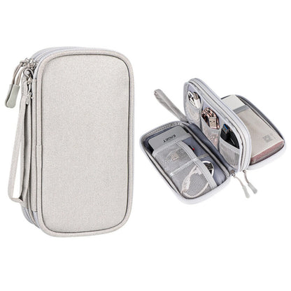 New Flat Digital Multifunctional Portable Travel Data Cable Storage Bag
