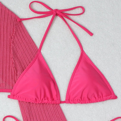Women's Sexy 3-Piece Bikini Set – Beach Swimwear