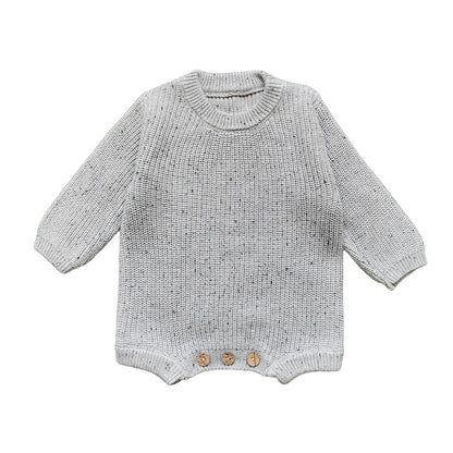 Custom Baby Knit Bodysuit Personalized Hand Embroidered Name Baby Romper