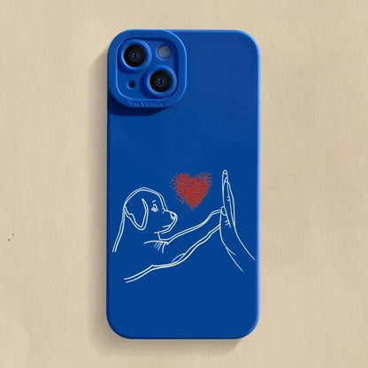 Cute Cartoon Matchman Matte Silicone Phone Case For iPhone 16 11 12 13 14 15 Pro Max XR XS X 7 8 Plus SE 2020 Soft Back Cover