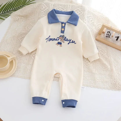 Spring Bear Baby One-piece Jumpsuits 100% Cotton 3 to 24M