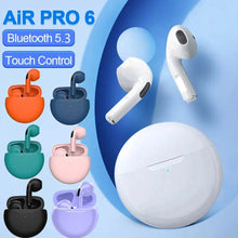 Air Pro 6 TWS Wireless Earbuds – Ultra-Lightweight Bluetooth 5.3 Headset with Mic & Charging Case