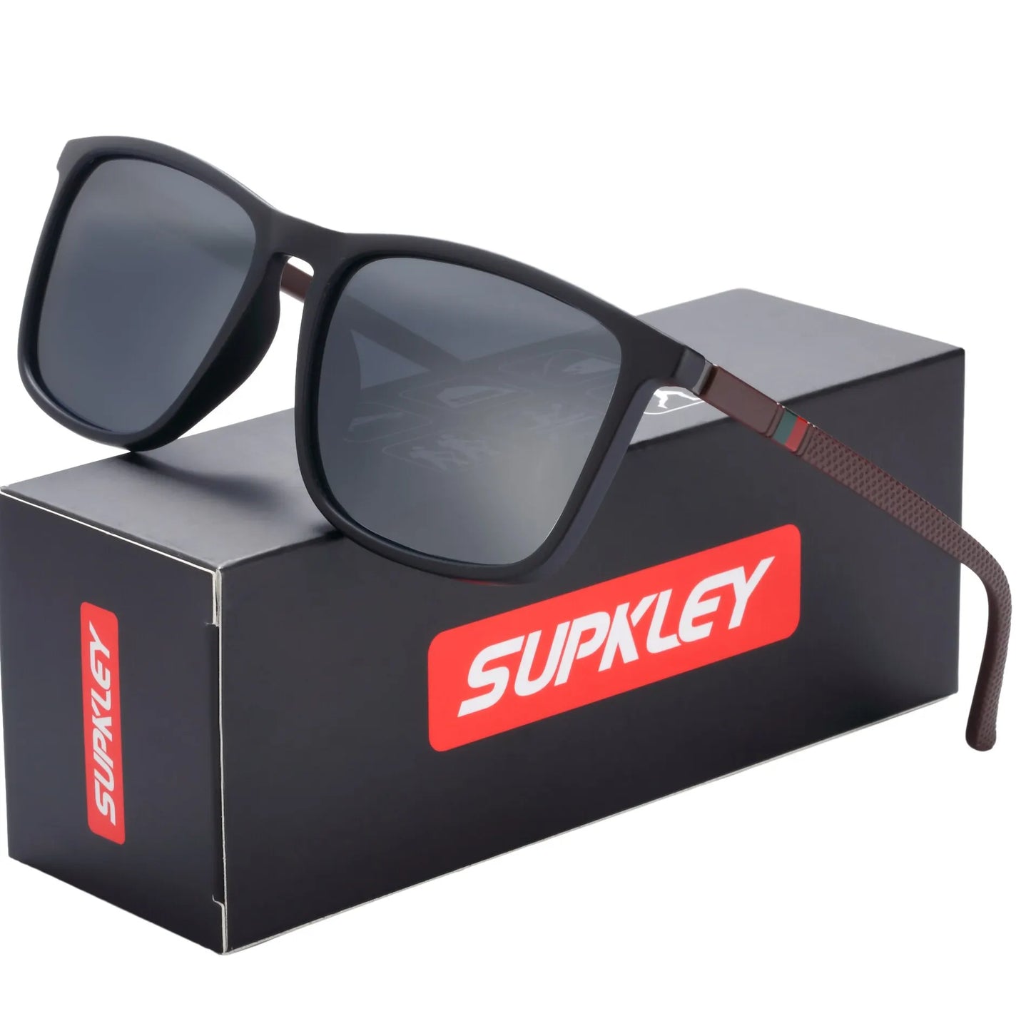 Men’s Polarized Sports Sunglasses, Lightweight Square UV400