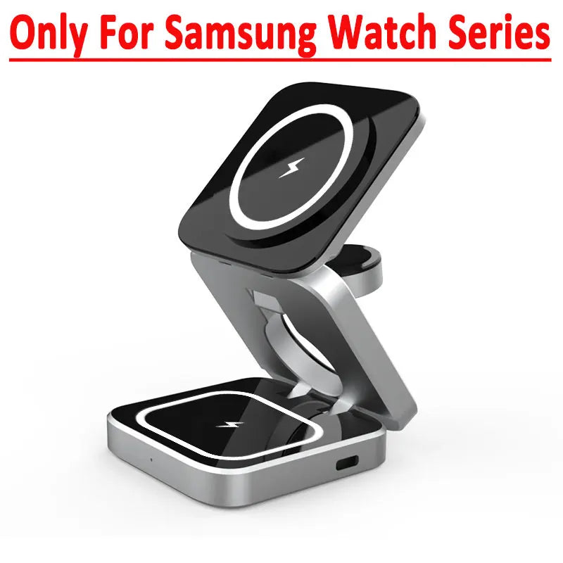 i-Tech® 3 In 1 Foldable Magnetic Wireless Charger Stand| Fast Charger⚡