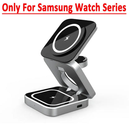 i-Tech® 3 In 1 Foldable Magnetic Wireless Charger Stand| Fast Charger⚡