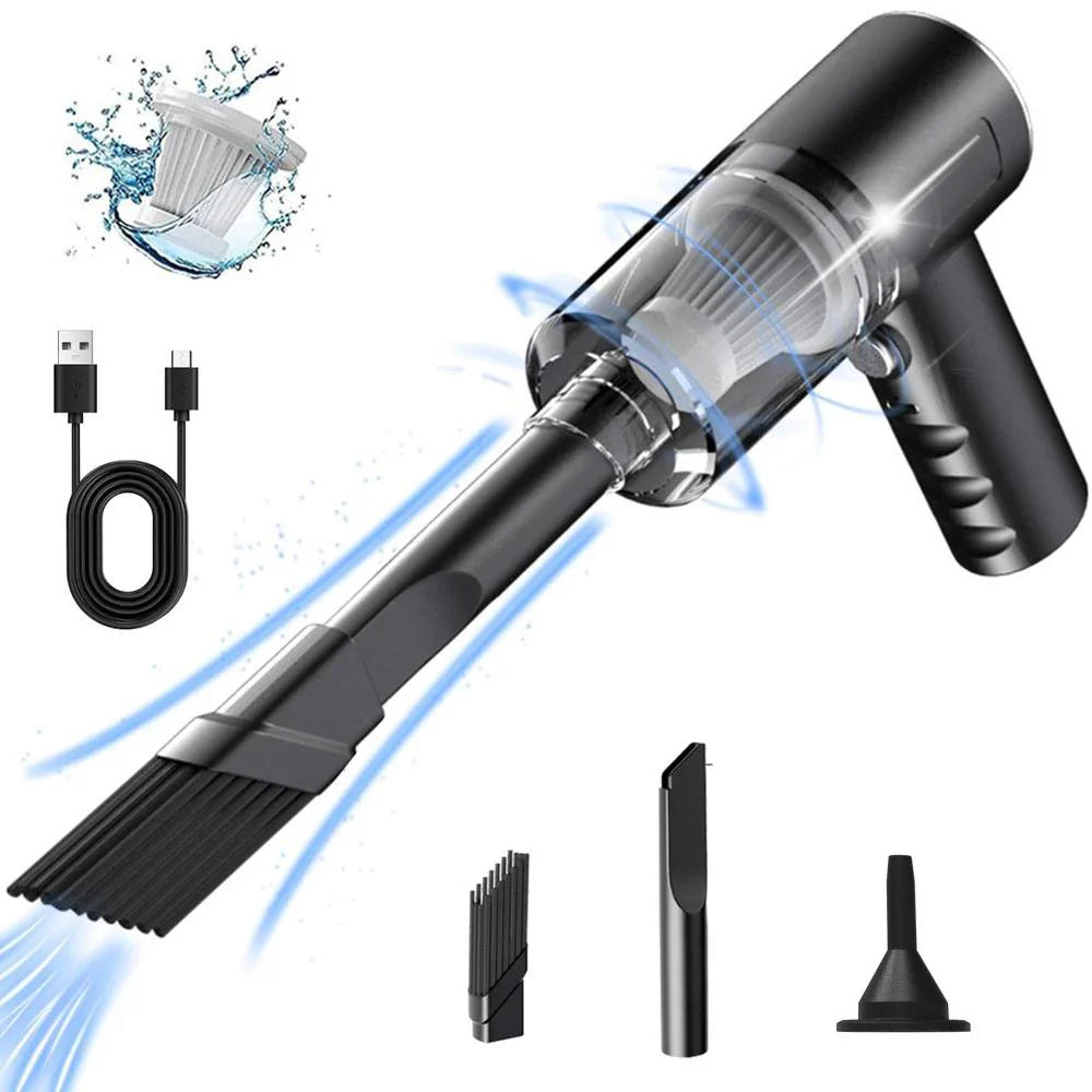 High Power 3-in-1 Suction & Blowing Vacuum Combination USB Rechargeable Household Vacuum Cleaner