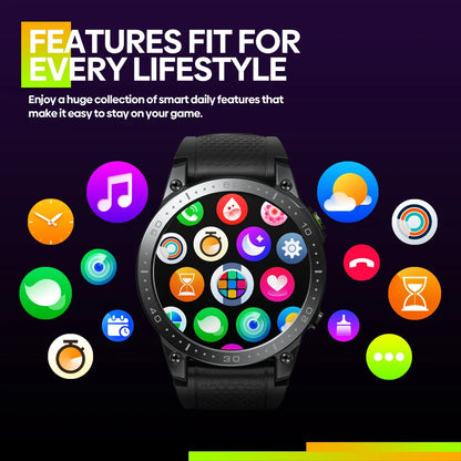 Zeblaze Ares 3 Pro Smart Watch Ultra HD AMOLED Display Voice Calling Function 100+ Sports Modes 24H Health Monitor Smartwatch