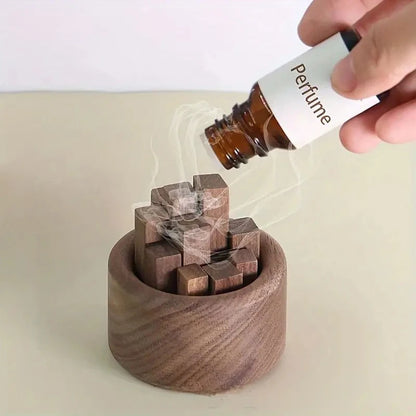 Wooden Essential Oil Diffuser for Home & Office Aromatherapy