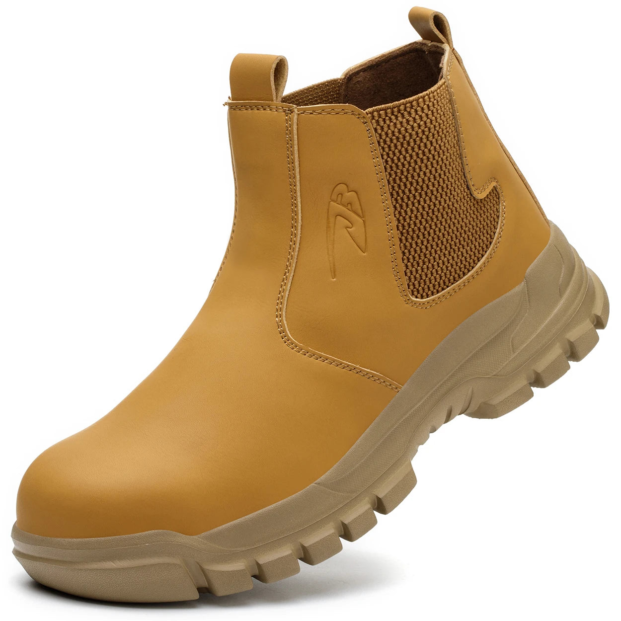 Men's Waterproof Steel Toe Leather Safety Work Shoes 2024