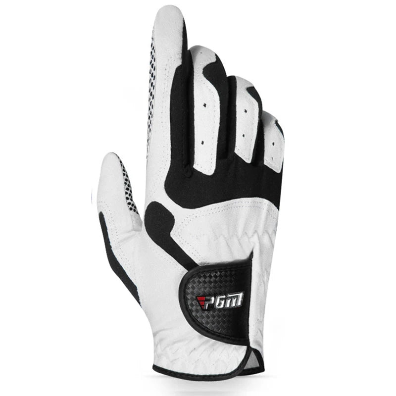 PGM Professional Golf Gloves Microfiber Cloth Fabric Breathable Non-Slip Gloves Club Swing Putting Training Gloves