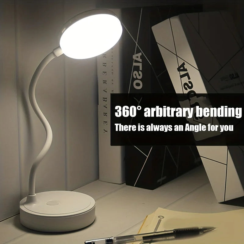 USB Rechargeable LED Desk Lamp – Foldable & Eye Protection Night Light