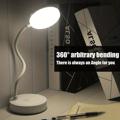 USB Rechargeable LED Desk Lamp – Foldable & Eye Protection Night Light