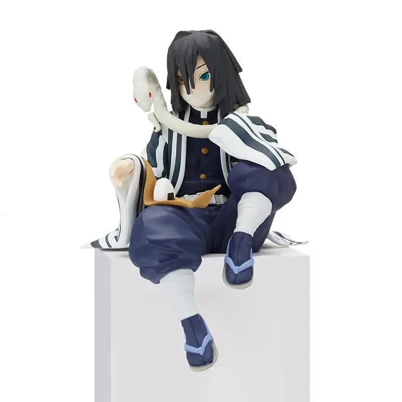 10-15cm Anime Demon Slayer Figure Kamado Tanjirou Nezuko Sitting Posture Action Figure PVC Model Doll Collection Toy Gift Kids