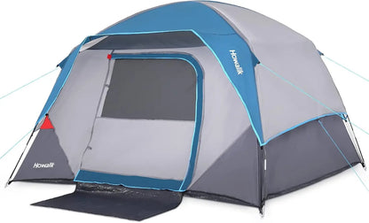Camping Tent Easy Set up Outdoor Camping Tent 4 Person and 6 Person for Hiking Backpacking Traveling Outdoor 2.8ft (L) x 7ft (W)