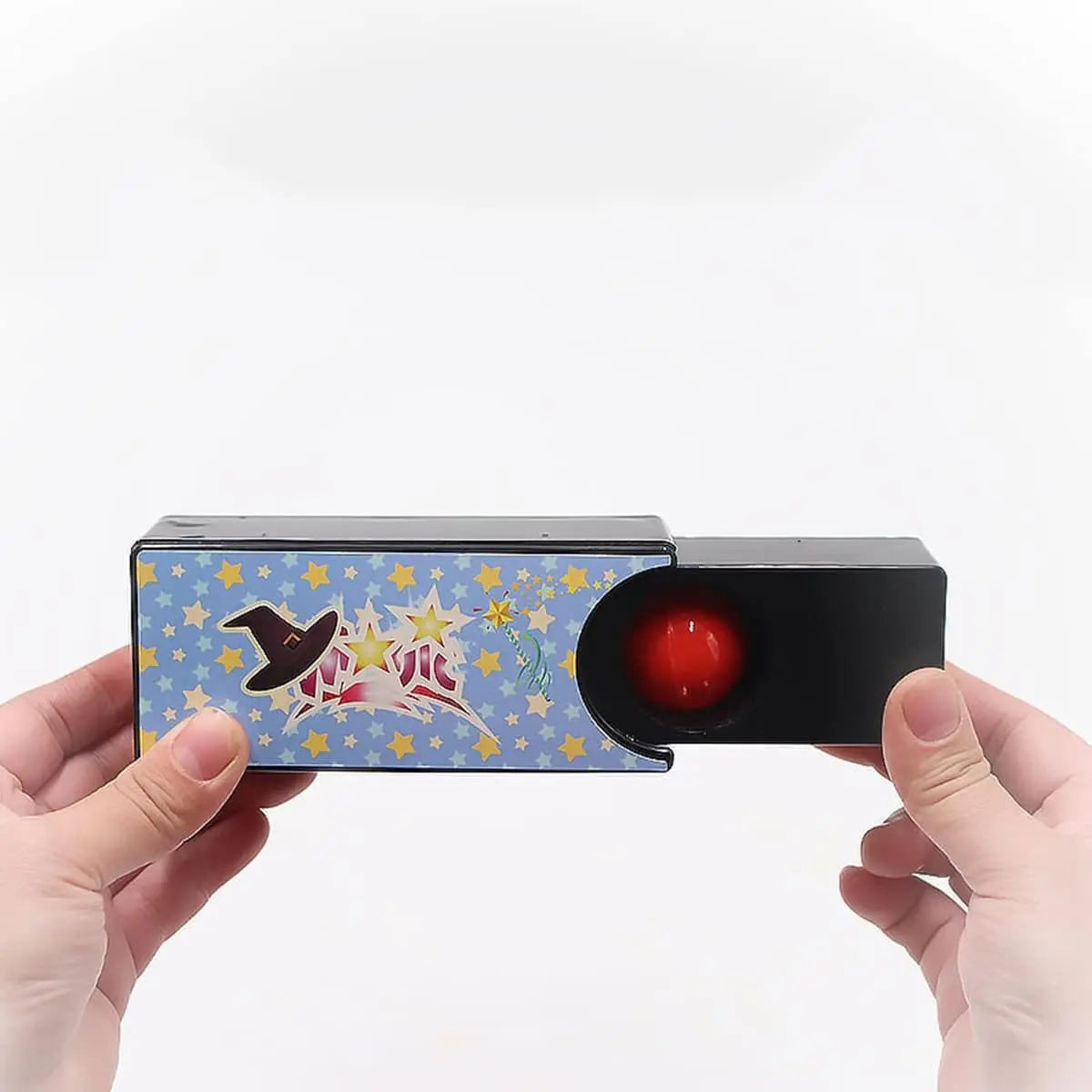 1pc New Funny Gadgets Kids Toys Changeable Magic Box Turning the Red into the Blue Ball Props Tricks Classic