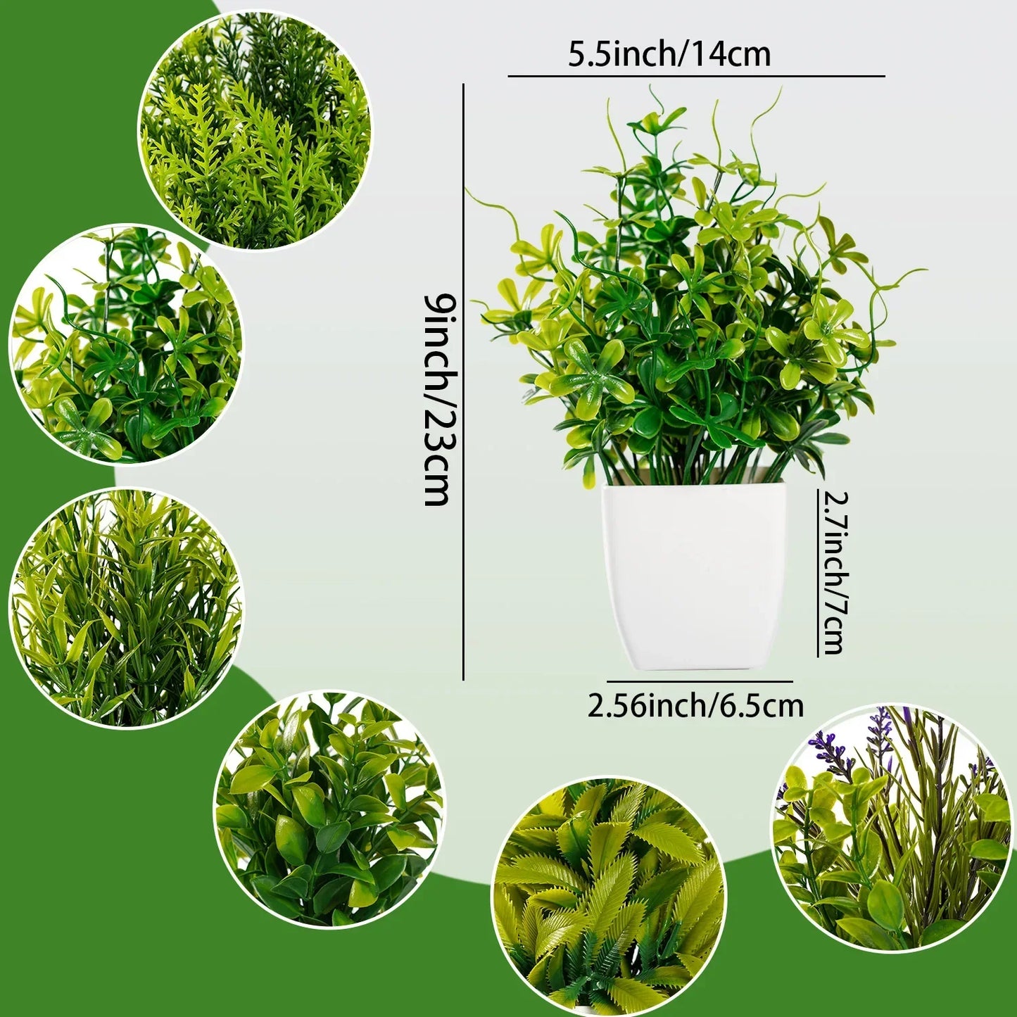 Mini Garden Charm Artificial Flora