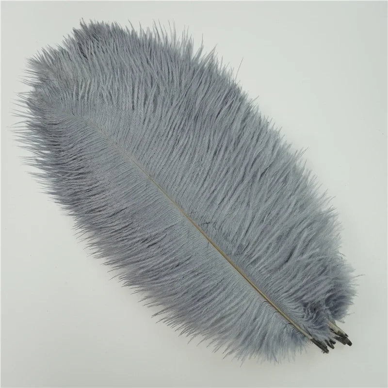 10Pcs/Lot Colored Ostrich Feathers for Crafts Wedding Decoration Handicraft Accessories Table Centerpieces Carnival Plumas Decor