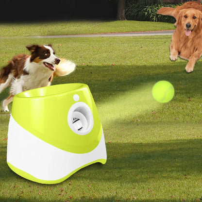 Automatic Dog Ball Launcher Automatic Pet Dogs Chase Toy Ball Launcher Dog Toy Dog Tennis Automatic Launcher Pet Interactive Toy