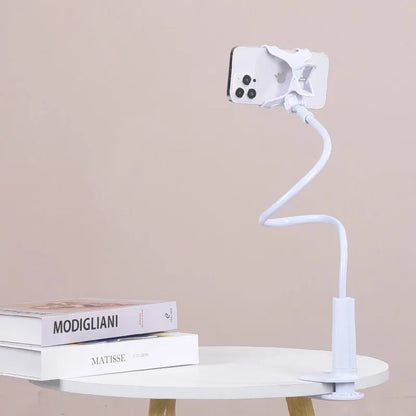 100cm 39.37" Phone Holder Stand Lazy Bracket Headrest Bed 360 Flexible Long Arms Clamp Mount For iPhone Samsung 3.5~6.7" Devices