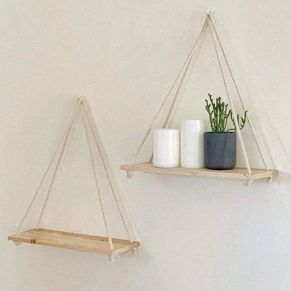 Wooden Hanging Shelf