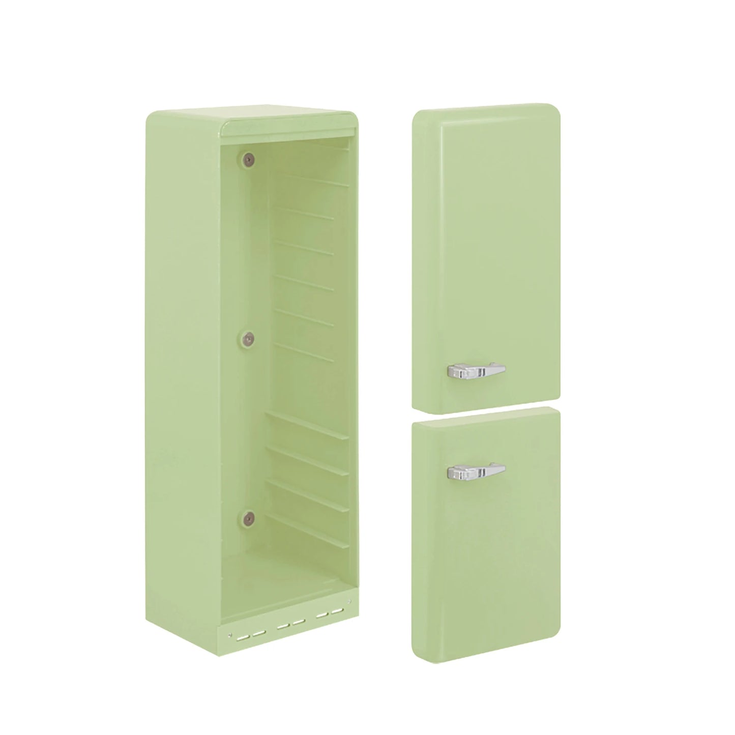 1:6 Doll House Mini Model Furniture Accessories Double Door Refrigerator Freezer Bjd Ob11 Gsc Blyth Soldier Lol Scene Shoot Prop